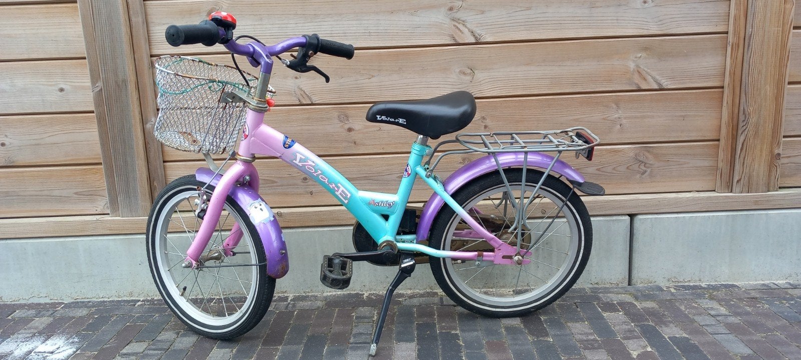 Meisjesfiets 16 inch, Fietsen en Brommers, Fietsen | Meisjes, Ophalen, Gebruikt, Terugtraprem, 16 inch