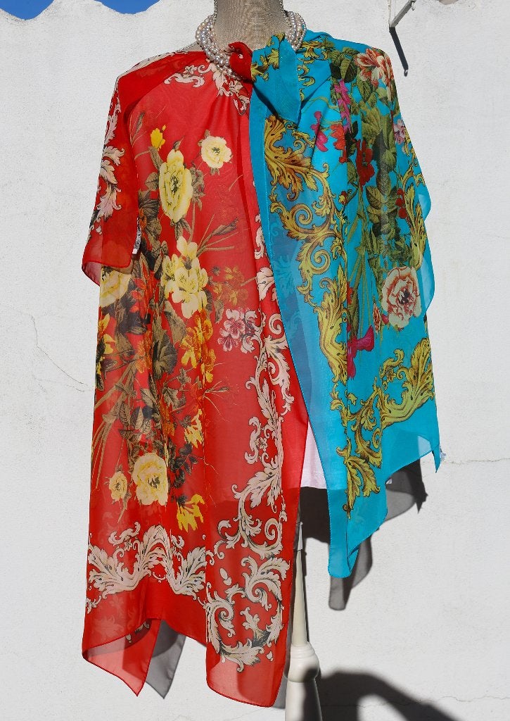 Lot de 2 jolis foulards, Vêtements | Femmes, Bonnets, Écharpes & Gants, PTC, Enlèvement ou Envoi, Comme neuf
