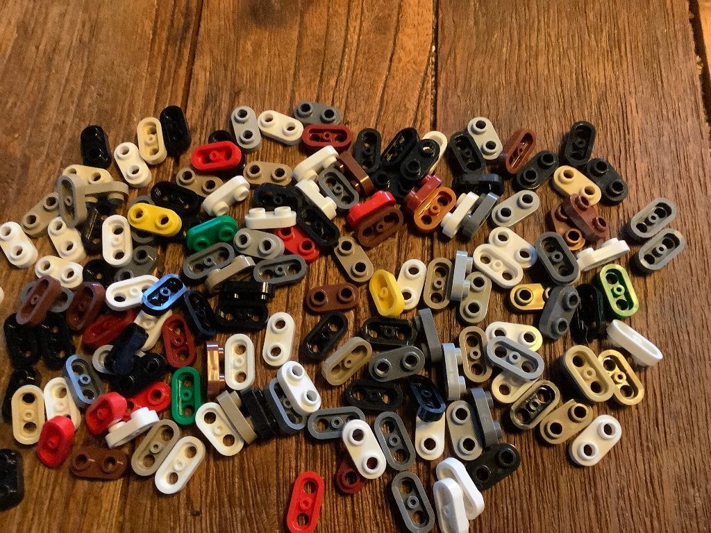 Lego Plate, Round 1 x 2 with Open Studs 165 st / 146-80-2, Enlèvement ou Envoi, Comme neuf, Briques en vrac, Lego