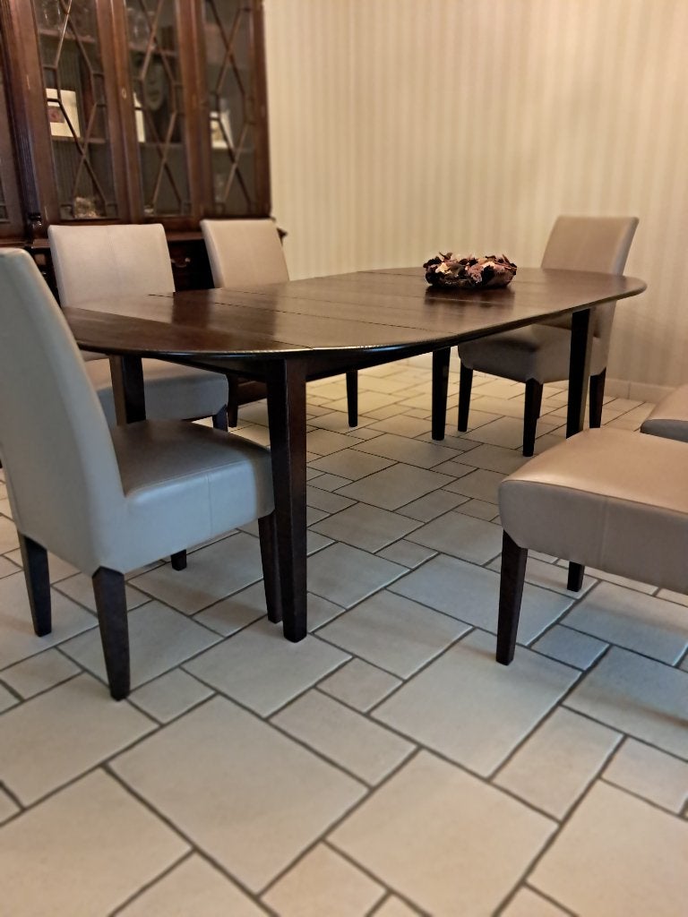 eettafel uittrekbaar, Huis en Inrichting, Tafels | Eettafels, Ophalen, 100 tot 150 cm, Klassiek, 200 cm of meer