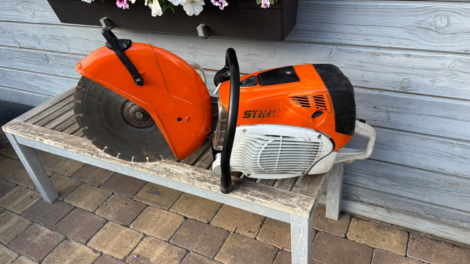 Découpeuse Stihl TS 700, Enlèvement, Utilisé