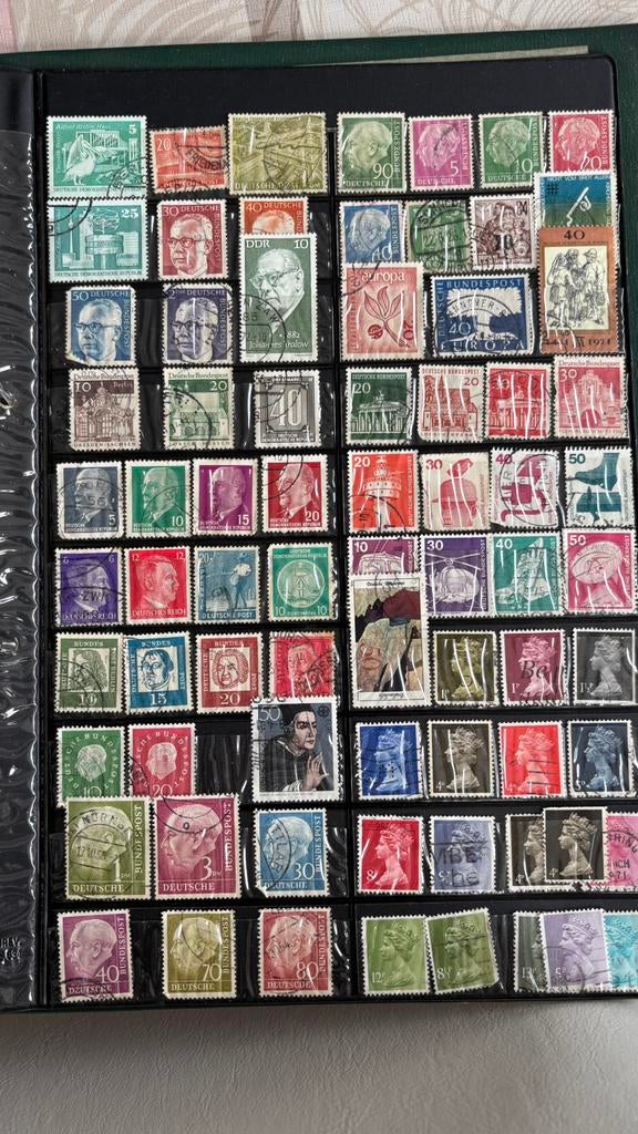 Gestempelde postzegel verzameling, Postzegels en Munten, Ophalen