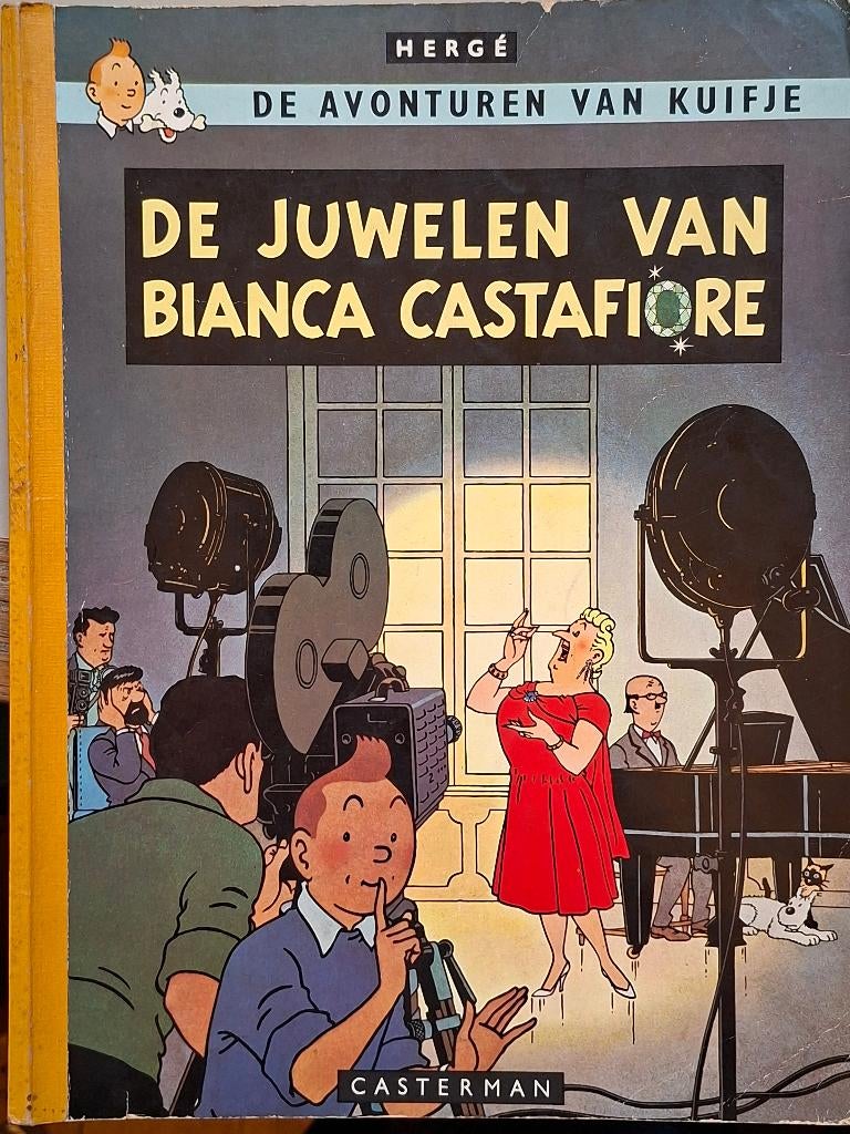De avonturen van kuifje De juwelen van Bianca Castafiore, Eén stripboek, Ophalen, Gelezen, Herge