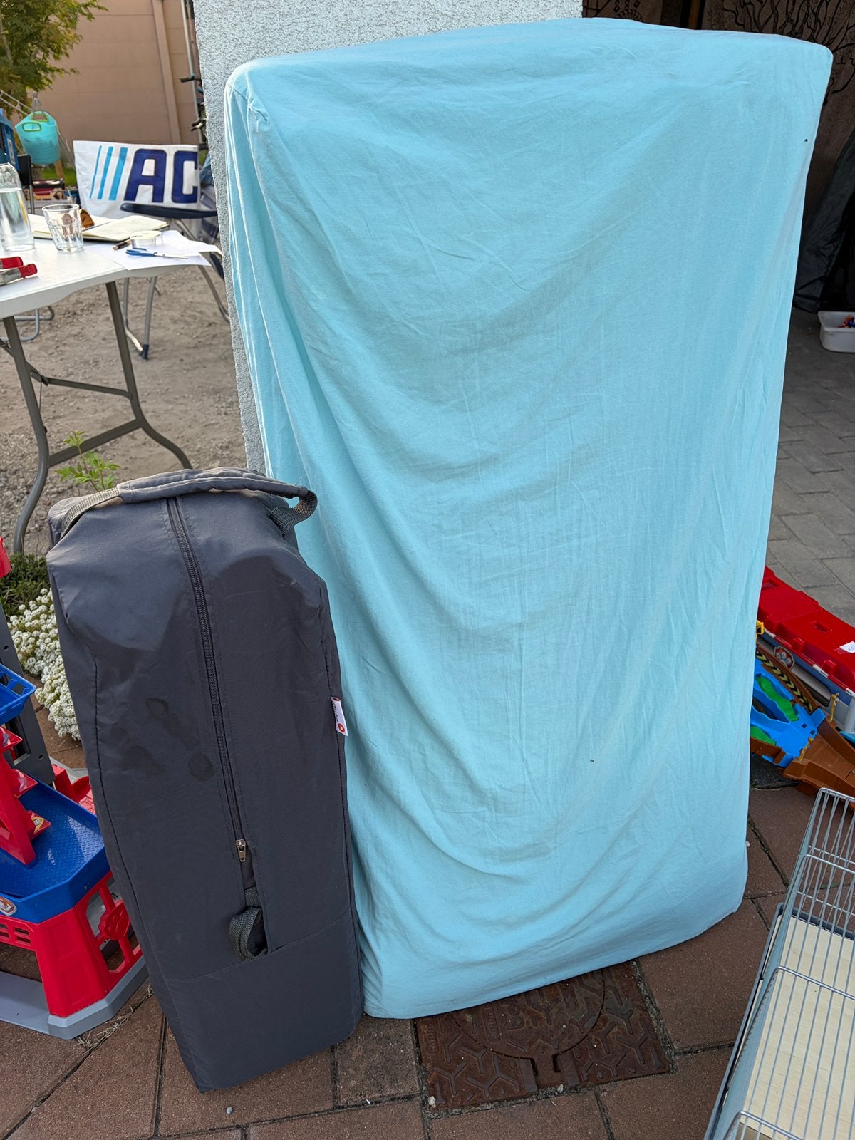 Reisbedje met matras, Une personne, Enlèvement, Utilisé, Autres dimensions