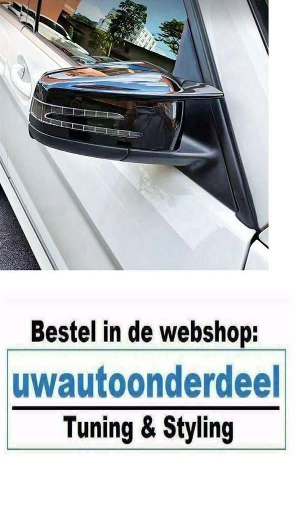 Wing Spiegel Zwart Spiegelkappen Voor Mercedes C klasse W204, Verzenden