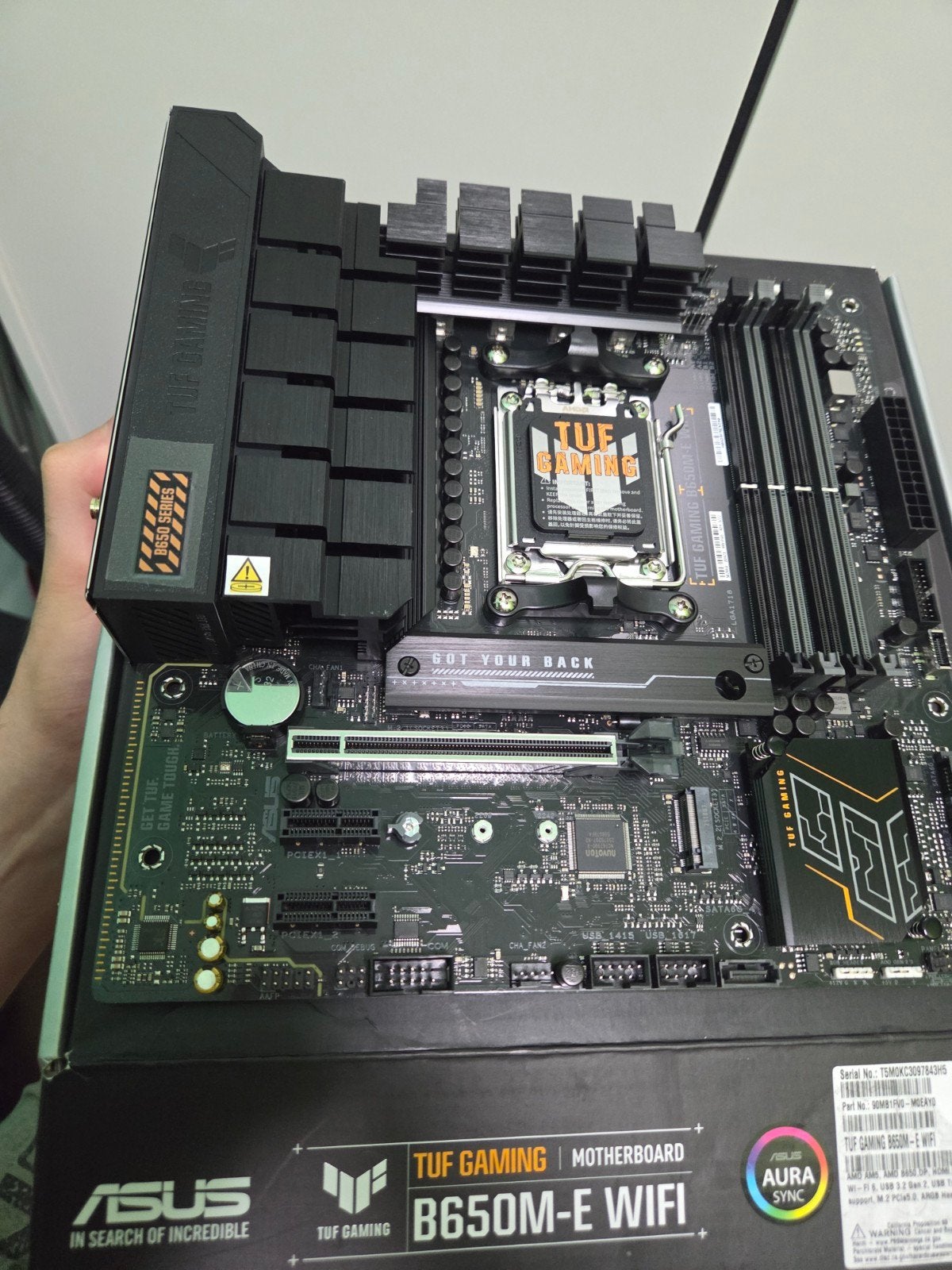 Asus B650M-E Wifi, New/Warranty, Computers en Software, Moederborden, Nieuw, Ophalen of Verzenden, Micro-ATX, DDR5