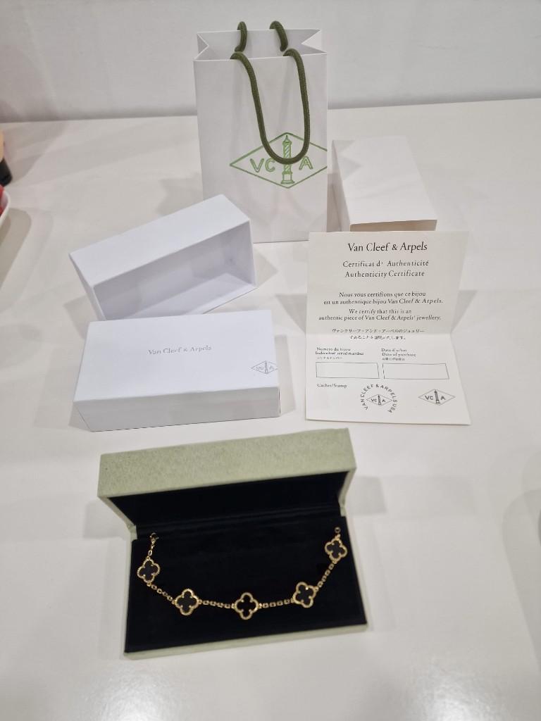 Van Cleef & Arpels armband 5 Sterren met Doos NIEUW! OP=OP, Neuf, Enlèvement ou Envoi, Autres couleurs, Avec strass