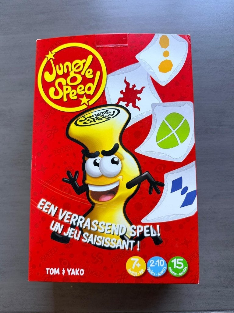 Bordspel Jungle Speed met totem, Hobby en Vrije tijd, Ophalen of Verzenden, Nieuw, Asmodee