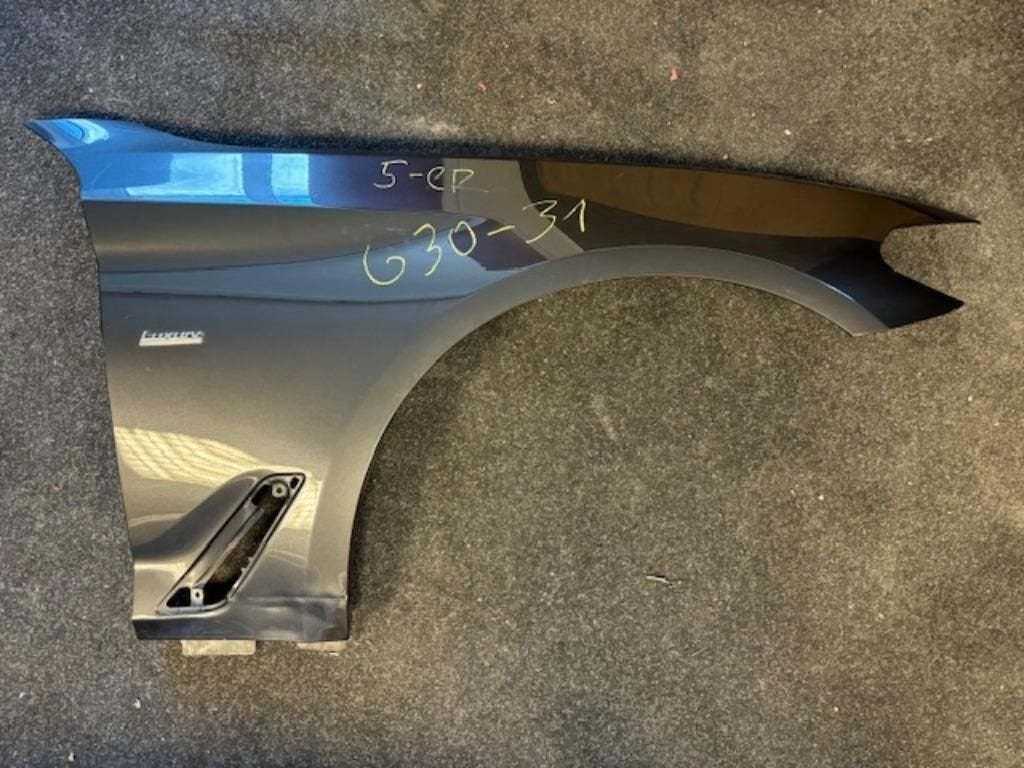 BMW 5 Serie G30 G31 Scherm Spatbord Rechts Luxury Line A90, -, Garde-boue, Droite, Utilisé