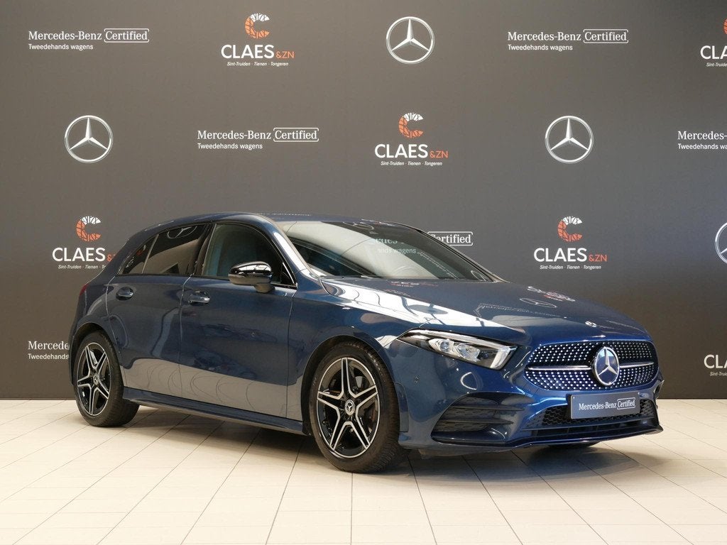 Mercedes-Benz A-Klasse 180d AMG-line DOS 8421, Auto's, 745 kg, Gebruikt, Zwart, Bedrijf