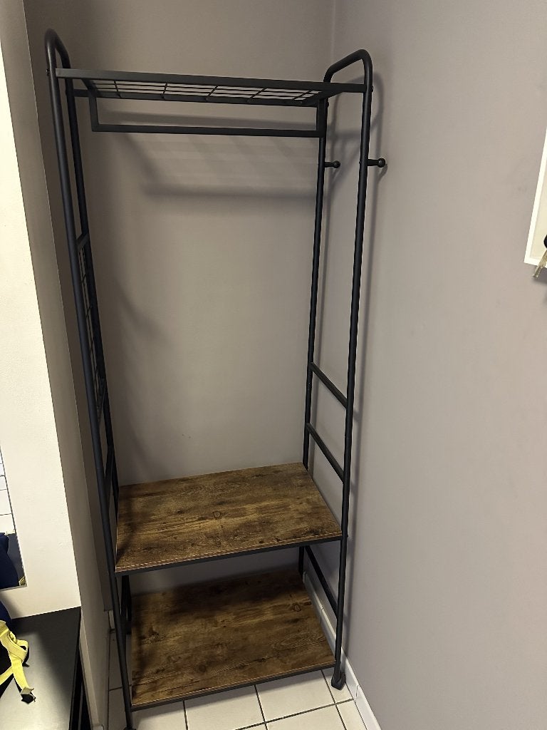Jassen rek, Comme neuf, Bois, Portemanteau sur pied, 150 à 200 cm