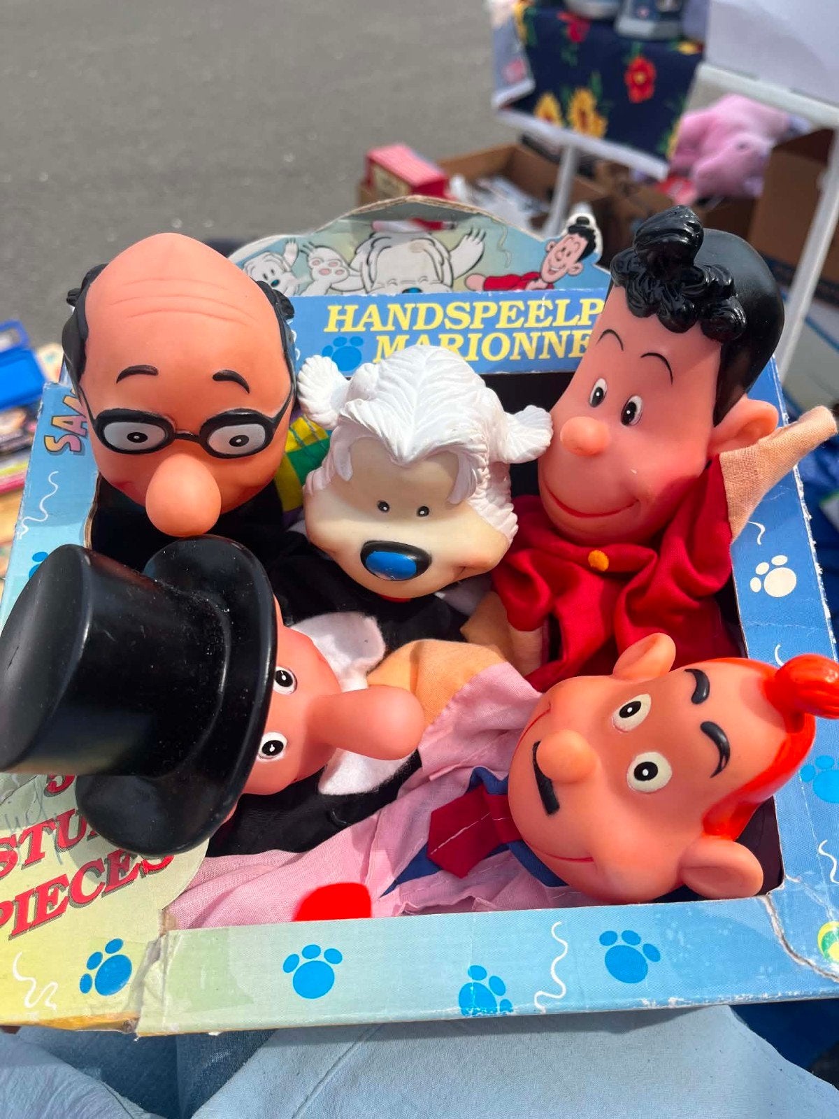 handpoppen samson en gert, Kinderen en Baby's, Speelgoed | Poppen, Ophalen