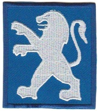 Peugeot stoffen opstrijk patch embleem #6, Collections, Marques automobiles, Motos & Formules 1, Neuf, Envoi