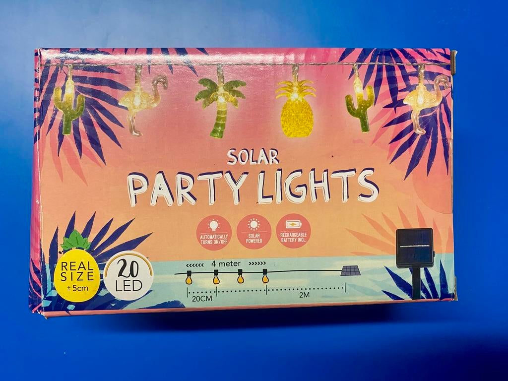 Solar party lights, Tuin en Terras, Ophalen, Zo goed als nieuw, Zonne-energie