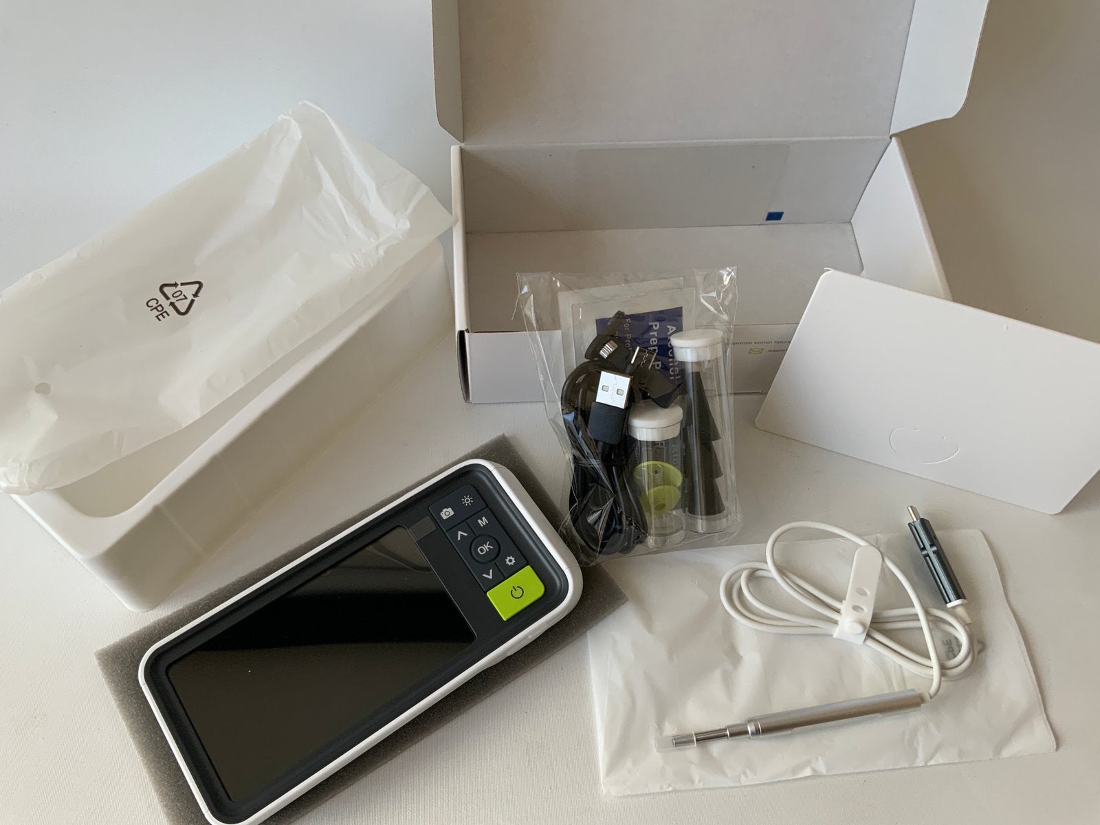 Otoscope numérique entièrement nouveau avec accessoires, Divers, Enlèvement ou Envoi, Neuf