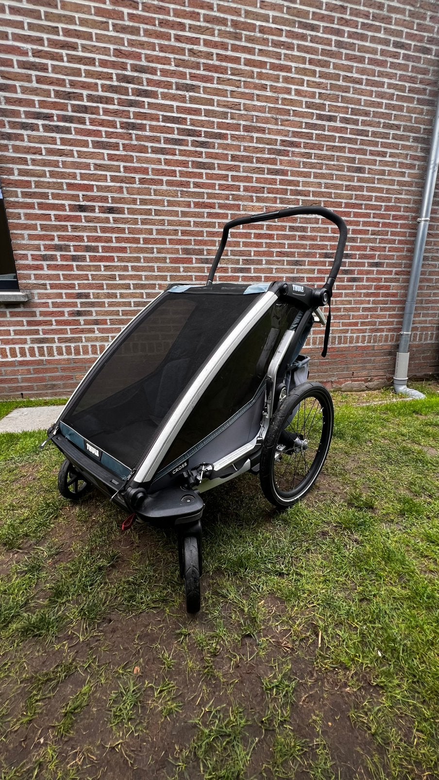 Fietskar thule chariot 2, Ophalen, Zo goed als nieuw