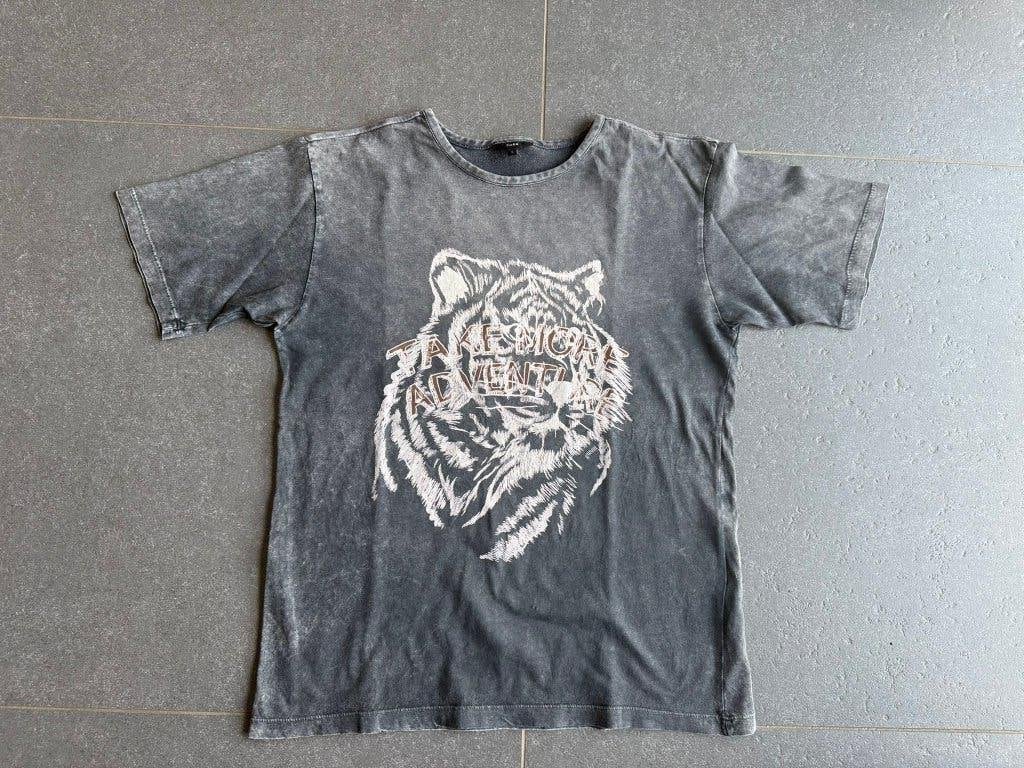 Grijze T-shirt met Wolf Sora JBC maat S, Ophalen of Verzenden, Zo goed als nieuw, Sora by Jbc, Korte mouw