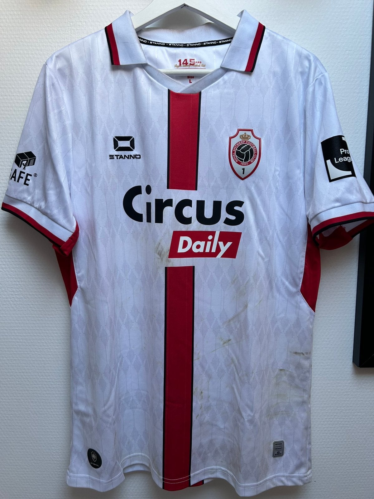 Royal antwerp fc shirt van kiki Kouyate 25, Ophalen of Verzenden, Zo goed als nieuw, Shirt