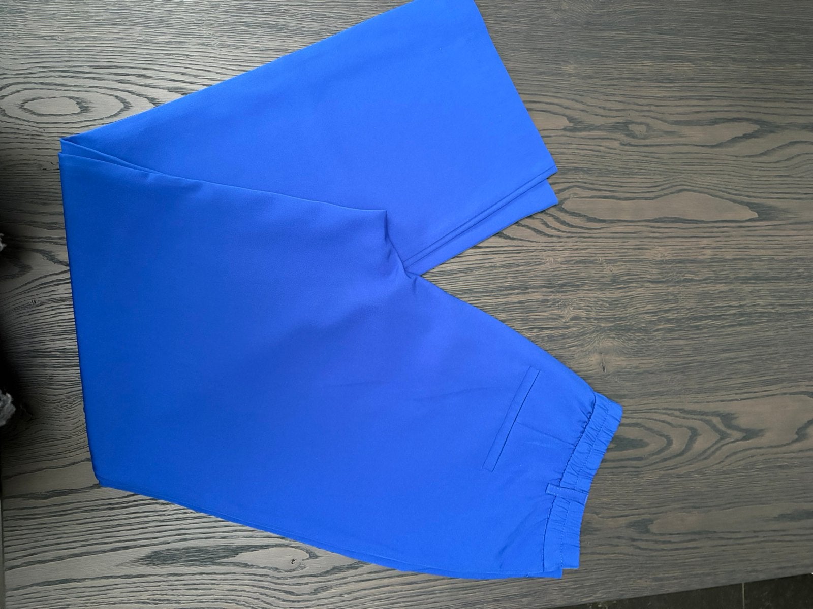 Blauwe wijde broek 40, Kleding | Dames, Ophalen of Verzenden, Zo goed als nieuw, Maat 38/40 (M), Blauw