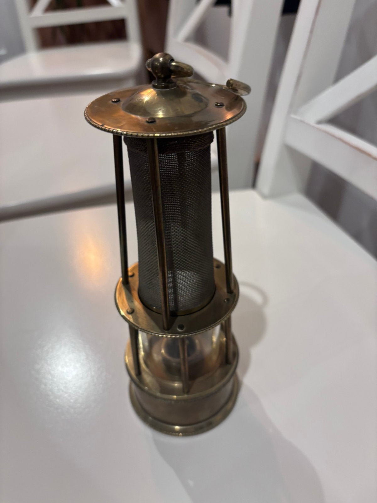 Kopere mijnlamp, Enlèvement, Utilisé