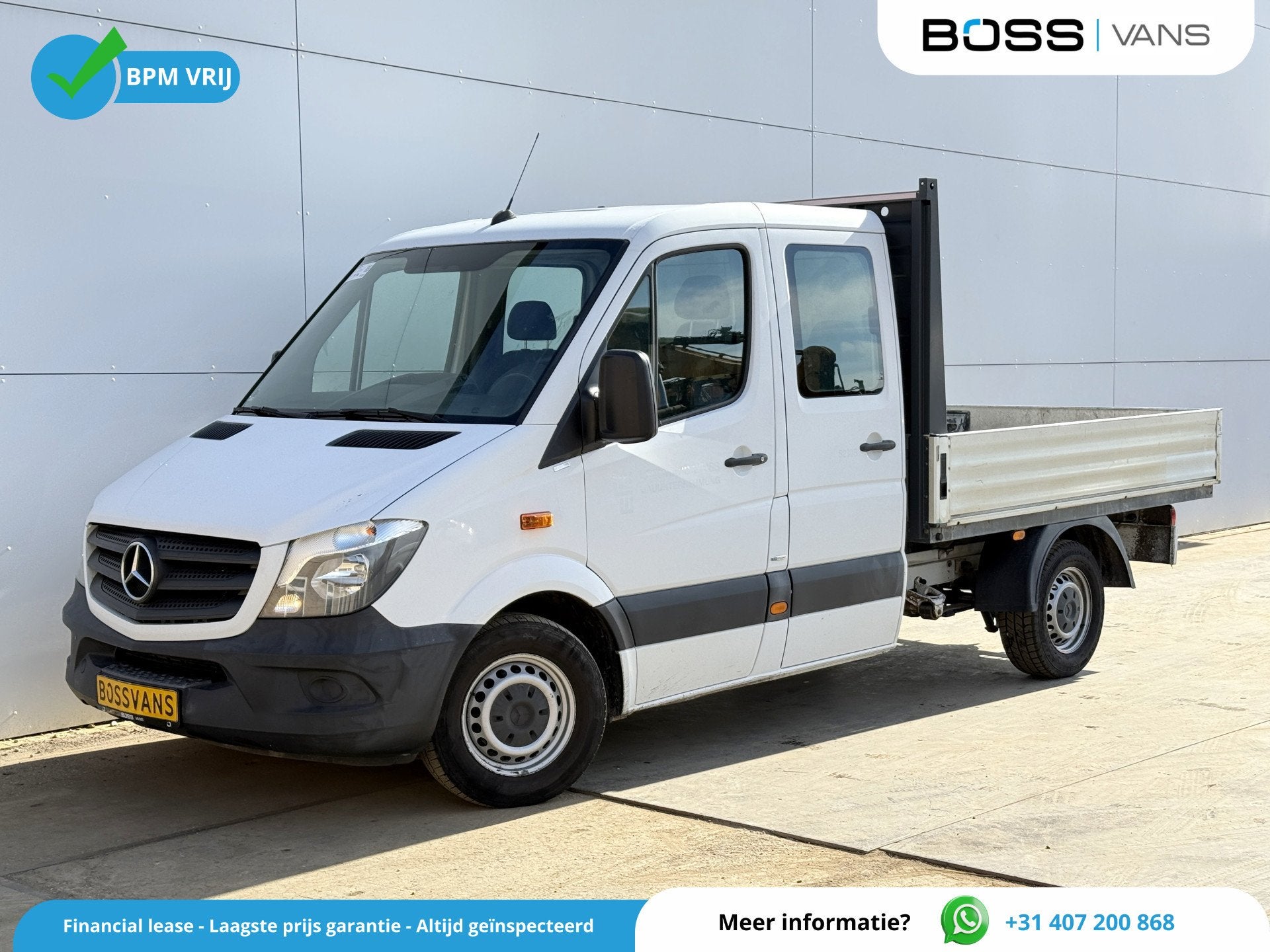 Mercedes-Benz Sprinter 314 2.2 CDI DC Open laadbak L3 Automa, Autos, Achat, 4 portes, Entreprise, 7 places
