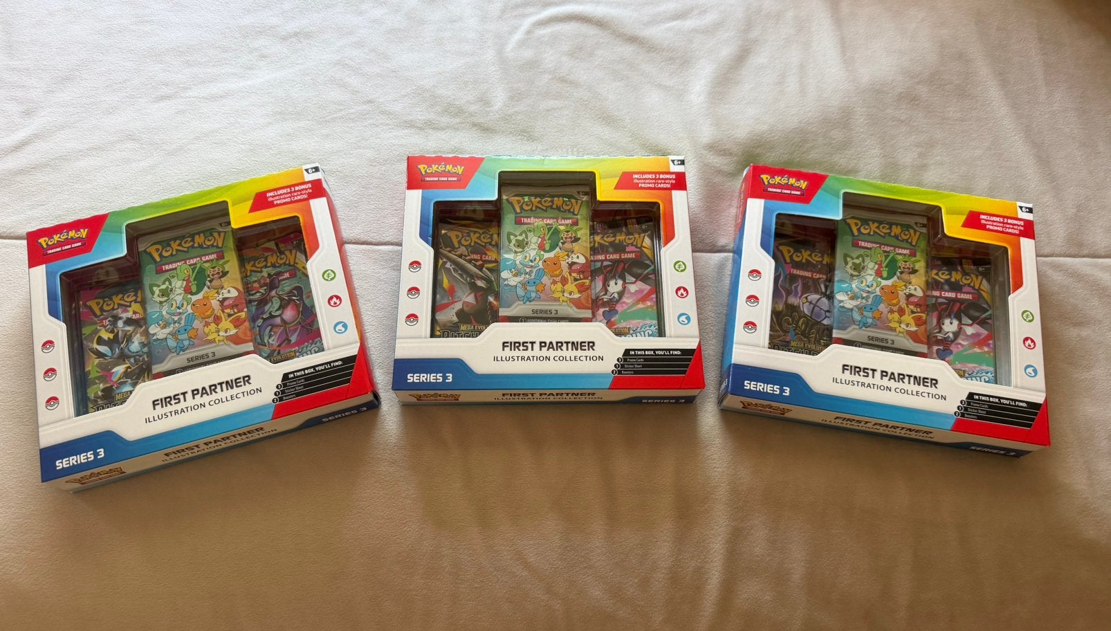 Pokemon first partner serie3, Ophalen, Nieuw