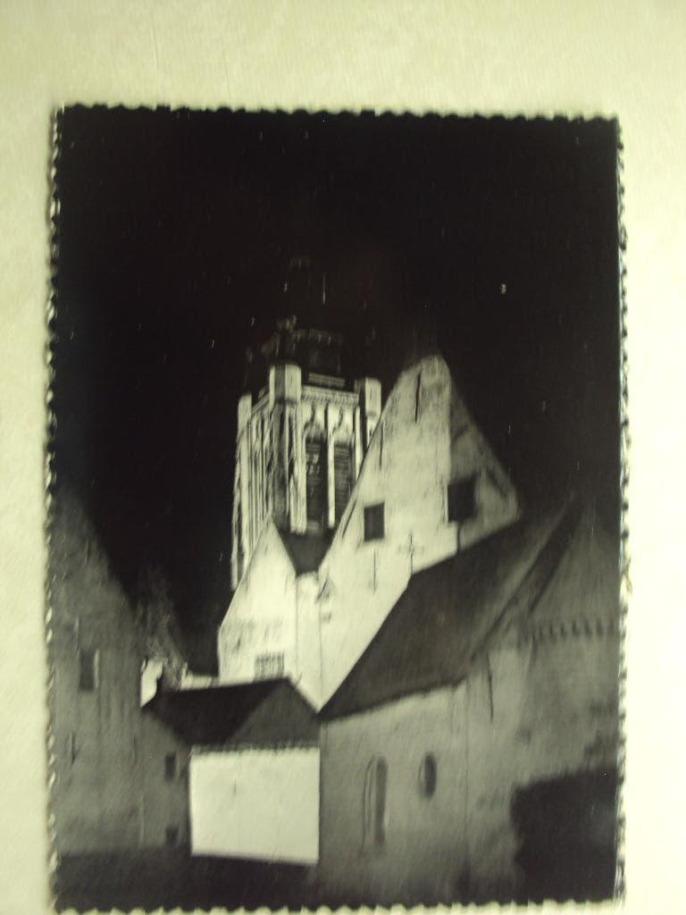 53784 - KORTRIJK - ST-MAARTENSTOREN - VERLICHT - 2 FOTO'S, Verzenden