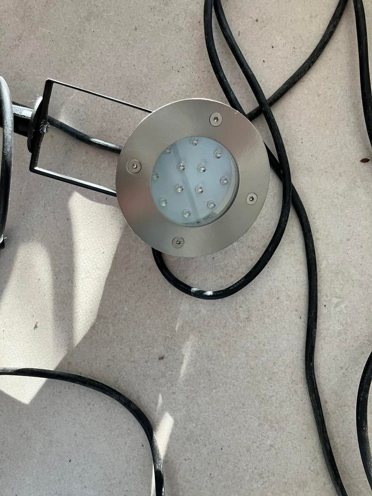 3 led tuinlampen, Ophalen, Zo goed als nieuw, Led