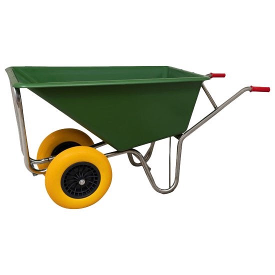 kruiwagen, Ophalen, Nieuw, Handmatig, Tweewielig