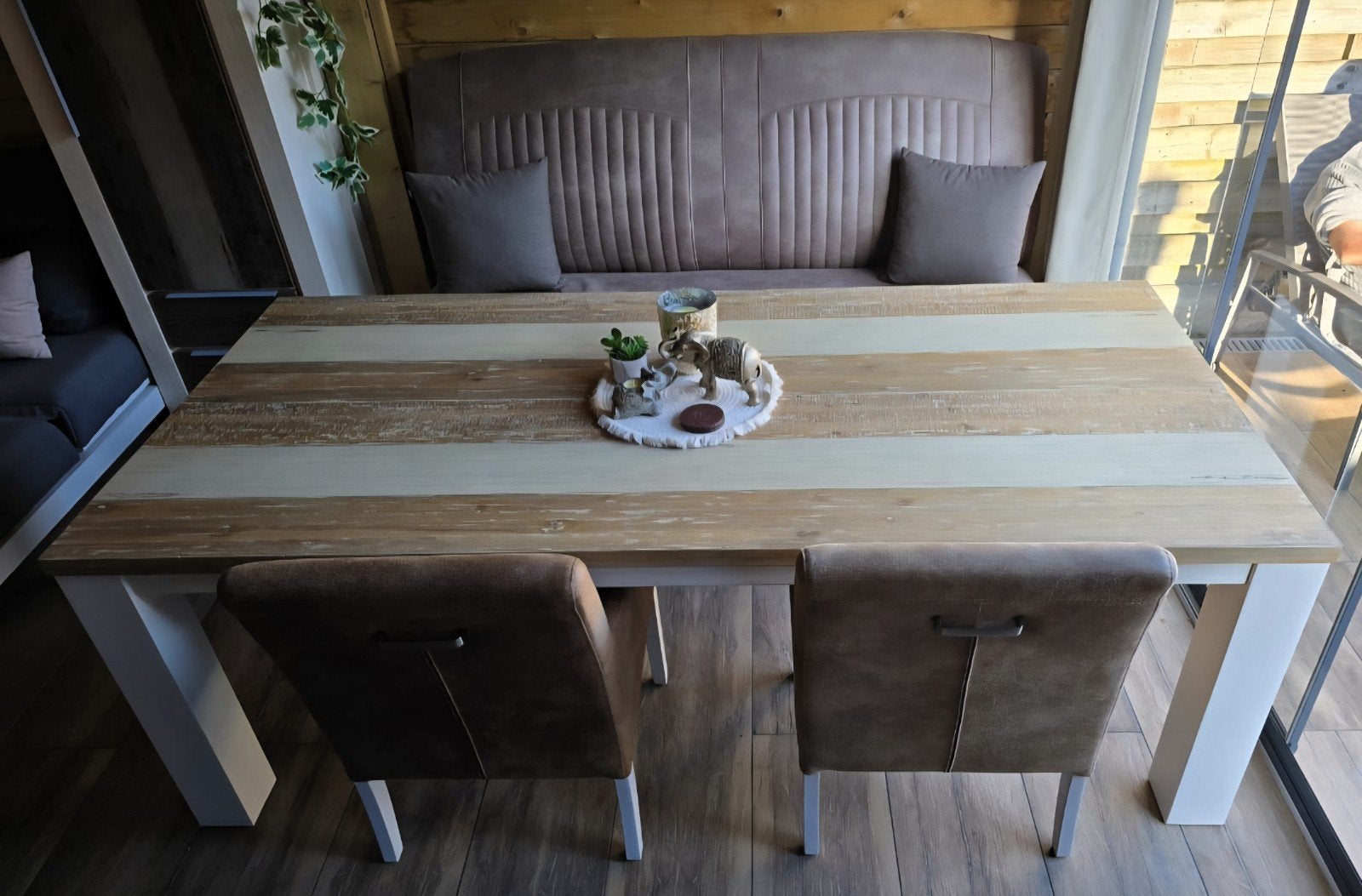 Eettafel cortena light pronto wonen, Maison & Meubles, Tables | Tables à manger, Comme neuf, 50 à 100 cm, 200 cm ou plus, Cinq personnes ou plus