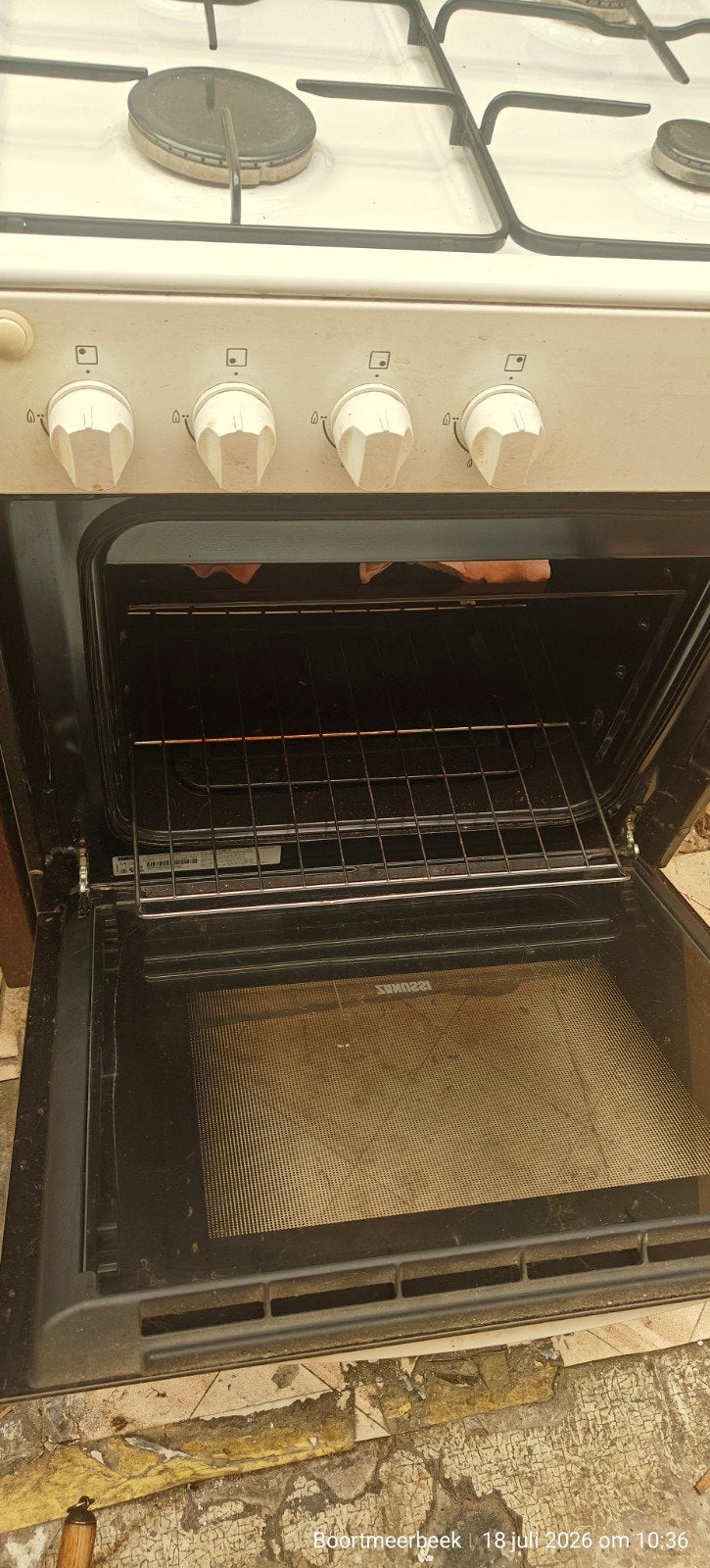 Te koop gebruikt butaan fles fornuis ., Electroménager, Cuisinières, Enlèvement