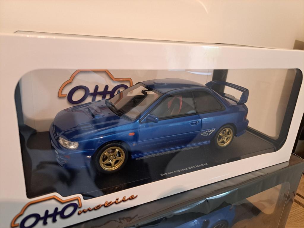 Subaru Impreza Type R blauw OT1249 OTTO 1/18 Nieuw, Hobby en Vrije tijd, Ophalen of Verzenden, Nieuw, Auto, OttOMobile