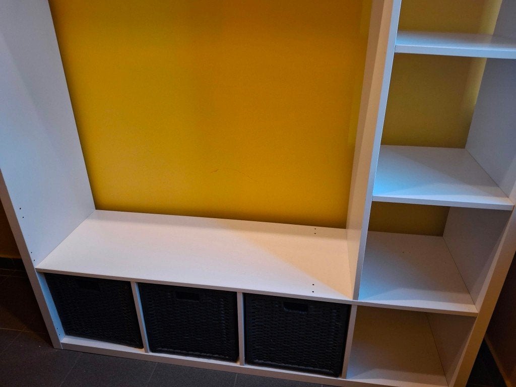 witte halkast, Huis en Inrichting, Ophalen, Gebruikt