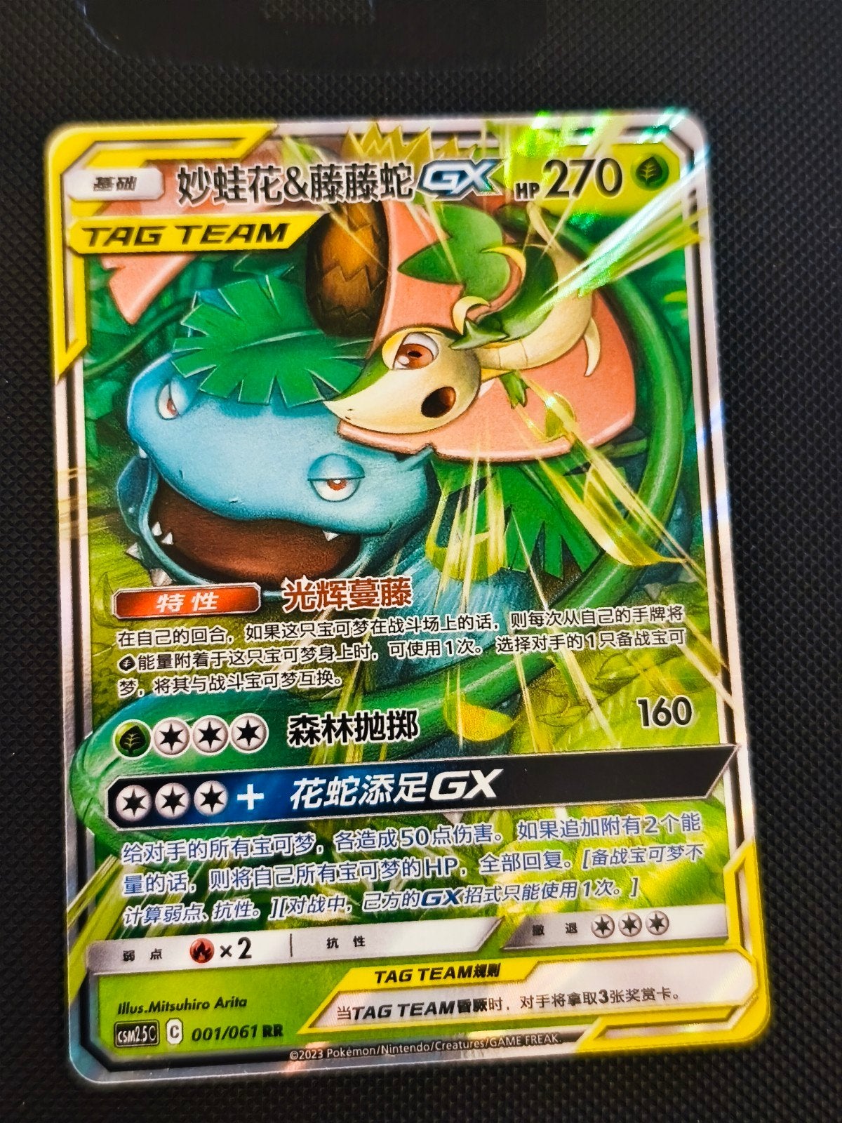 venusaur & snivy tag team 001, Ophalen of Verzenden