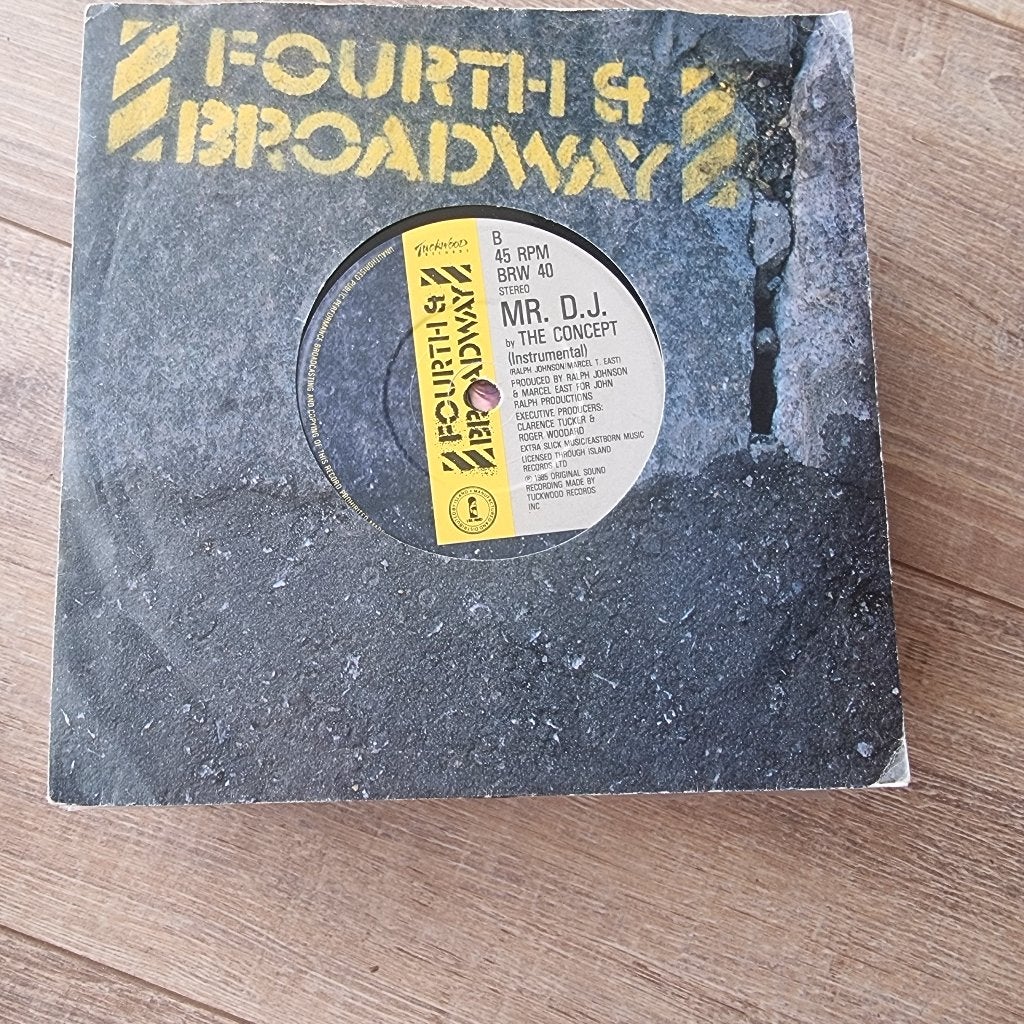 7" The Concept – Mr. D.J., Cd's en Dvd's, Vinyl Singles, Ophalen of Verzenden, Gebruikt, 7 inch, Dance en House