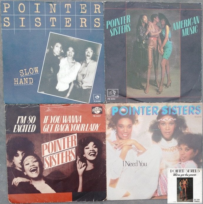 POINTER SISTERS - PAKKET!, 7 inch, Zo goed als nieuw, Pop, Fotohoes