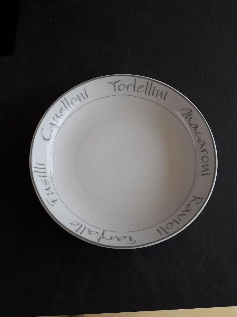 pastabord, Huis en Inrichting, Ophalen, Zo goed als nieuw, Porselein, Bord(en)