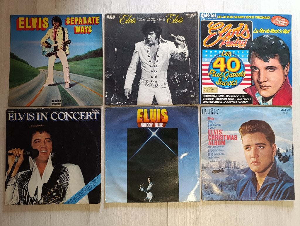 Disques vinyles 33 tours Elvis Presley (2), Vinyle coloré, Enlèvement ou Envoi, Utilisé, Rock 'n' roll