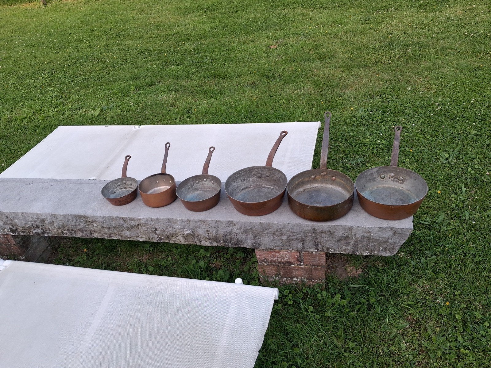 Koperen bakpan, Ophalen