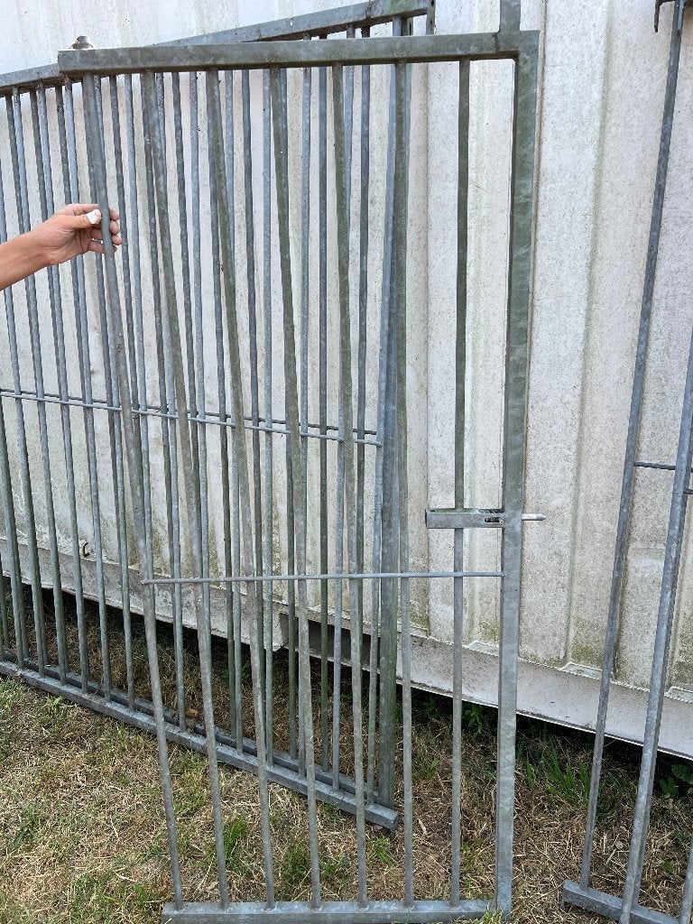 Gegalvaniseerd hondenren te koop! 3x2, Ophalen, Zo goed als nieuw, Hondenkennel, 100 cm of meer