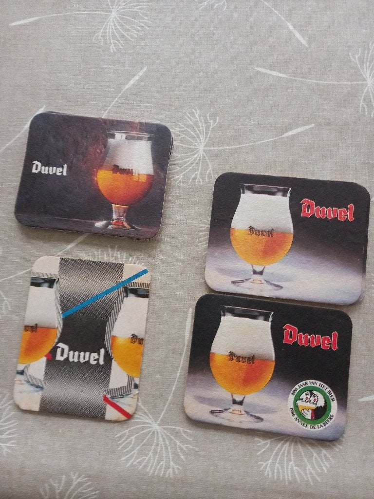 Duvel bierviltjes, Ophalen, Zo goed als nieuw, Viltje(s), Duvel