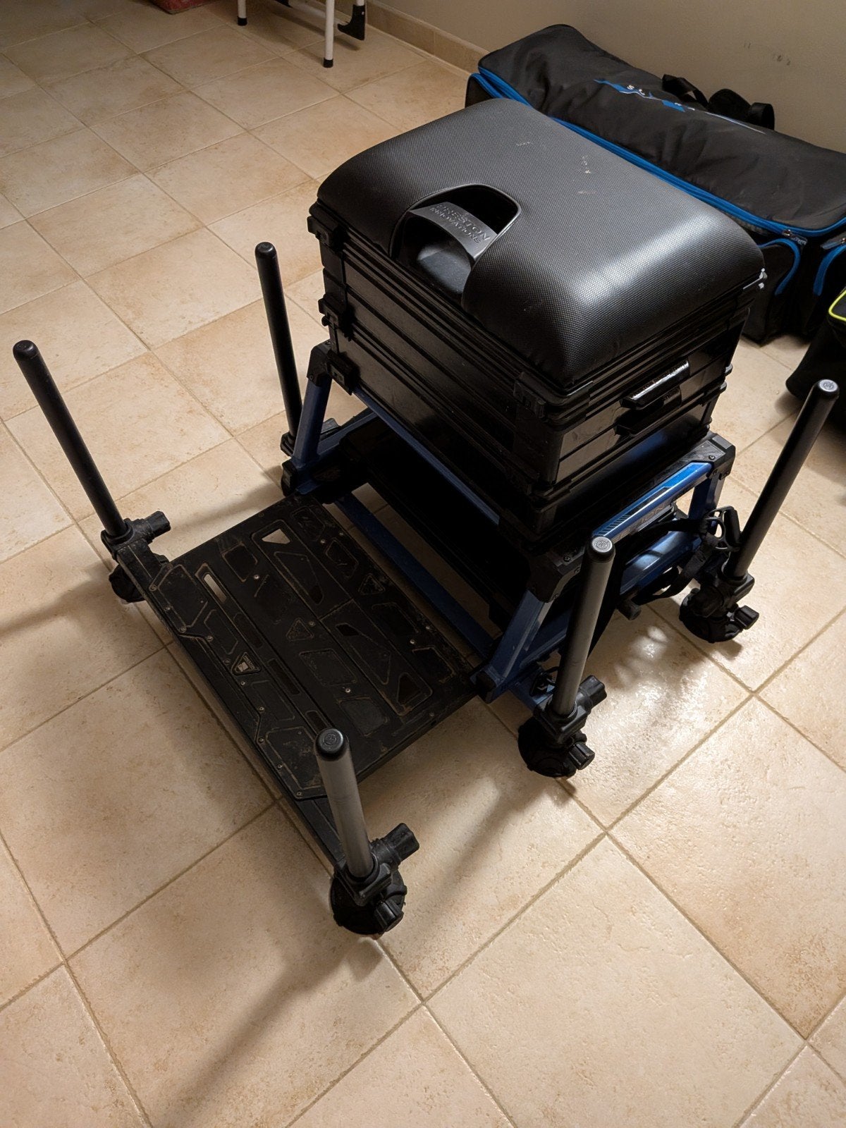 Preston inception seatbox met toebehoren., Watersport en Boten, Ophalen
