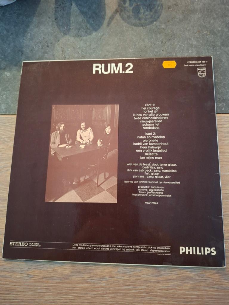 Lp van rum, Cd's en Dvd's, Vinyl | Nederlandstalig, Ophalen of Verzenden