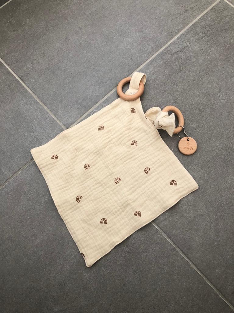 Bijtring/ knuffeldoekje, Kinderen en Baby's, Ophalen of Verzenden, Zo goed als nieuw