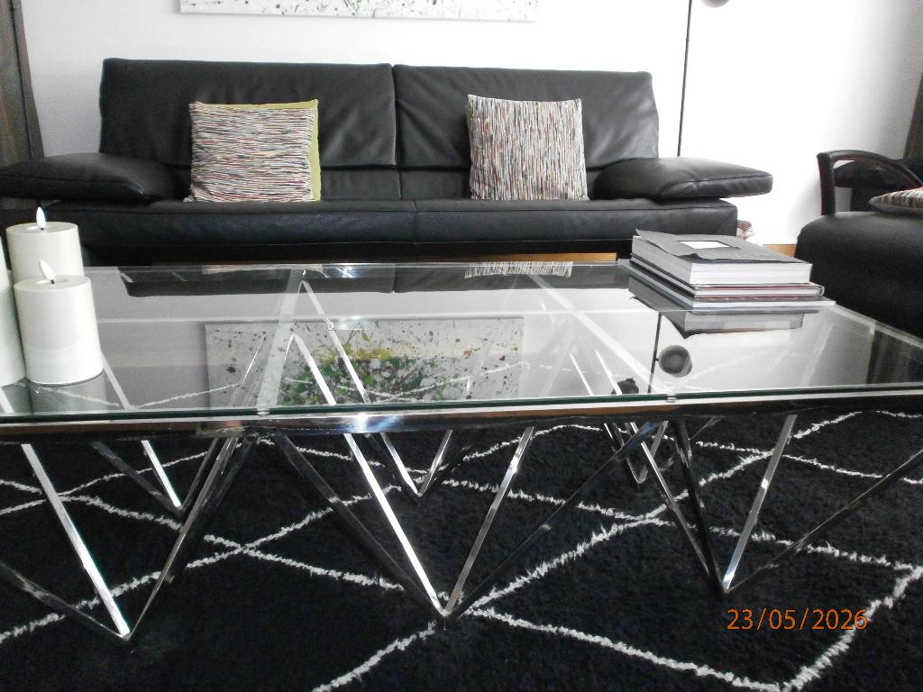 salontafel, 100 à 150 cm, Moins de 50 cm, Verre, Enlèvement