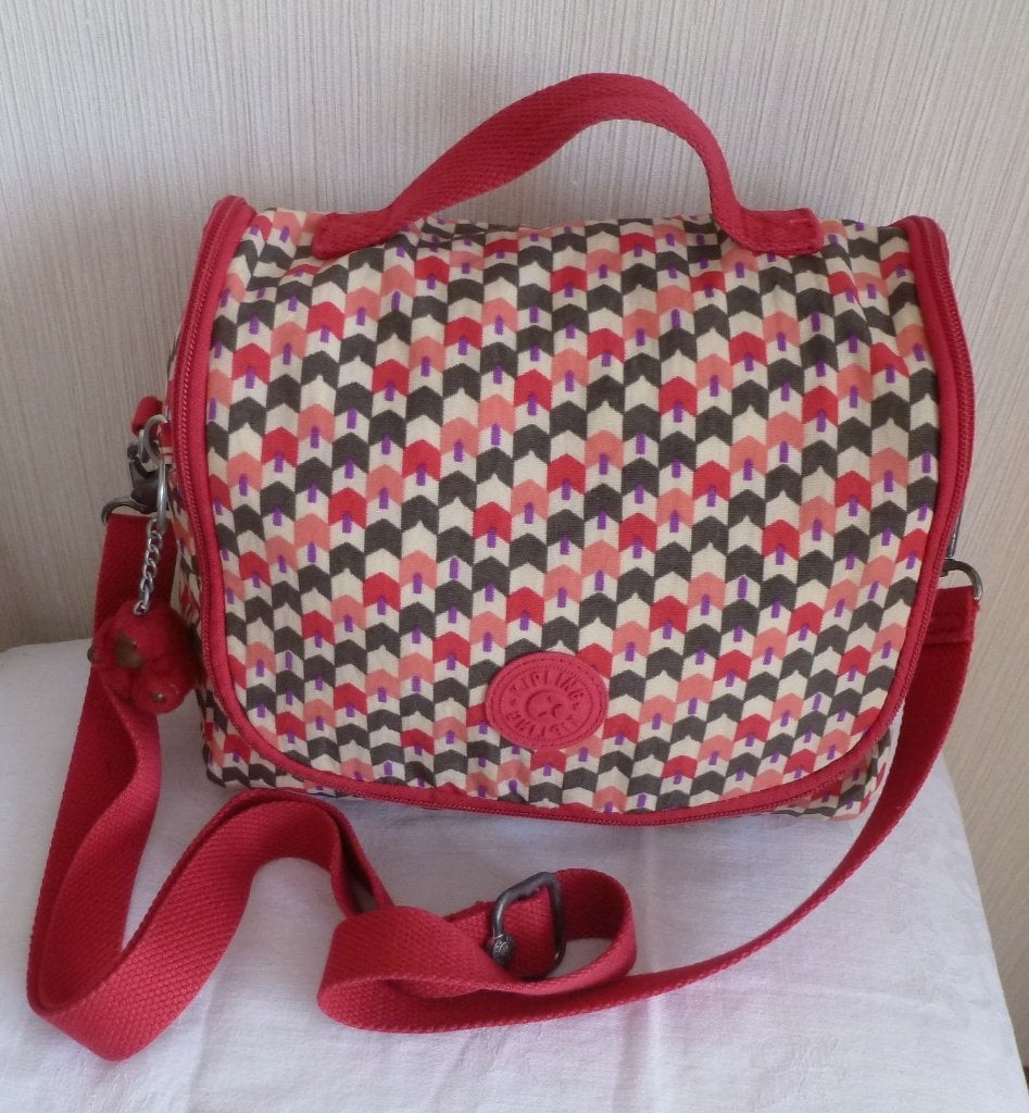 Kipling sac repas isotherme "kichirou" à dessins + singe, Enlèvement ou Envoi, Utilisé
