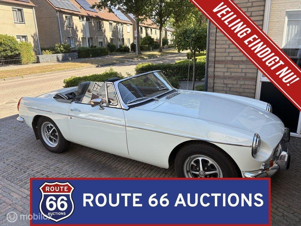 MG MGB Cabriolet | 1973 | Route 66 Auctions, Autos, Achat, Entreprise, Boîte manuelle, Autre carrosserie