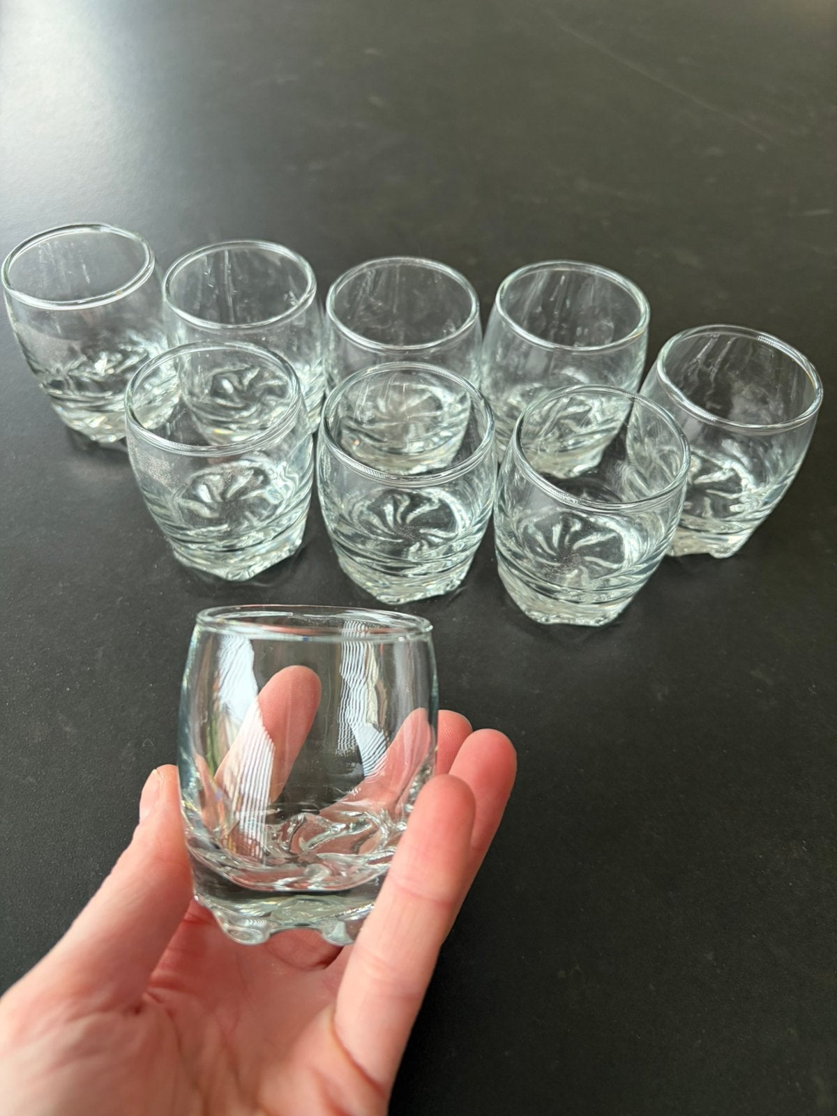 Amuse glaasjes, Ophalen, Zo goed als nieuw