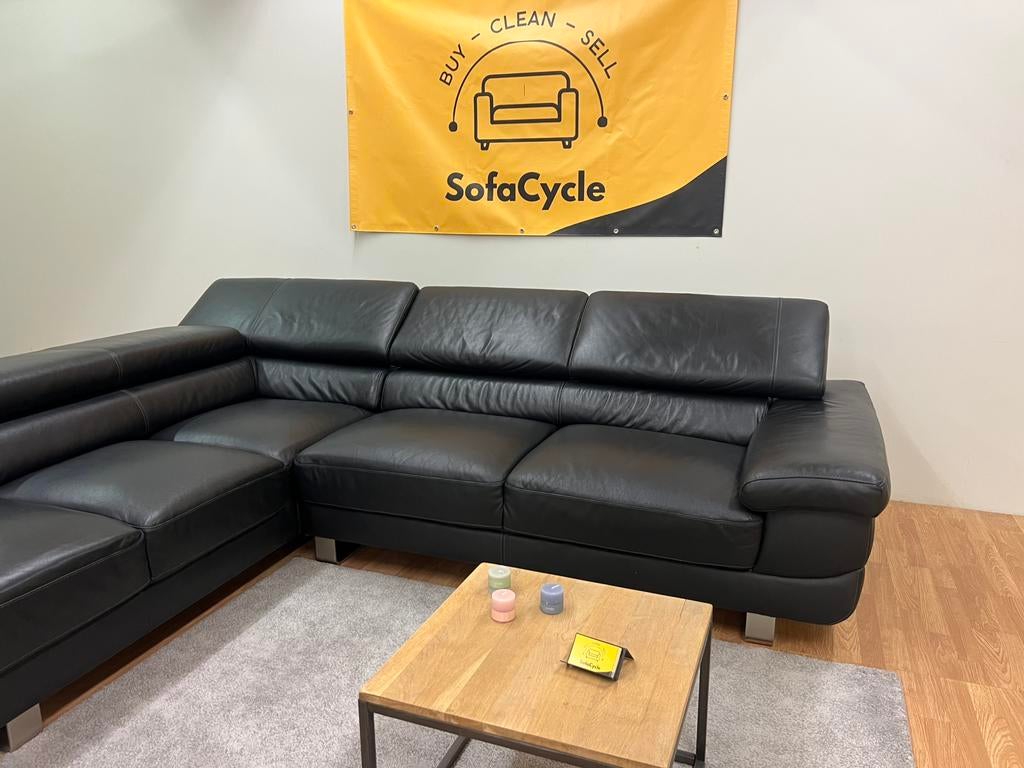 Belform - Siège de marque en cuir véritable - SofaCycle, Maison & Meubles, Enlèvement ou Envoi, Comme neuf, SofaCycle, Info@sofacycle.be