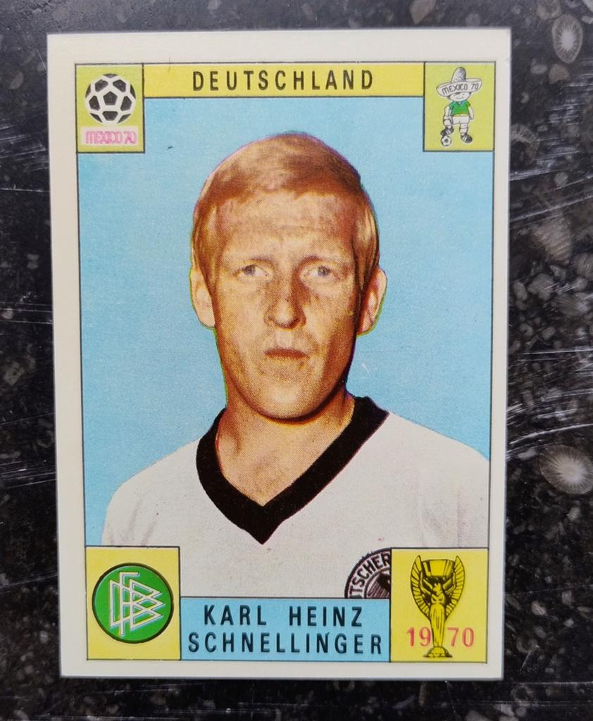 Panini WC Mexico '70: Karl - Heinz Schnellinger (green back), Verzamelen, Ophalen